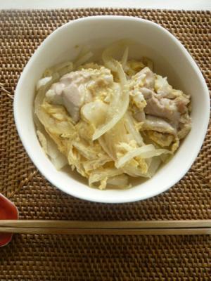 だしをきちんと！でも時短の親子丼