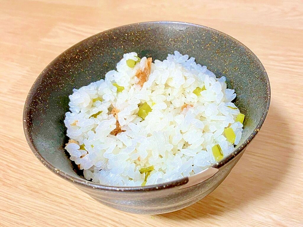 下茹でなし！かぶの葉で作る菜飯