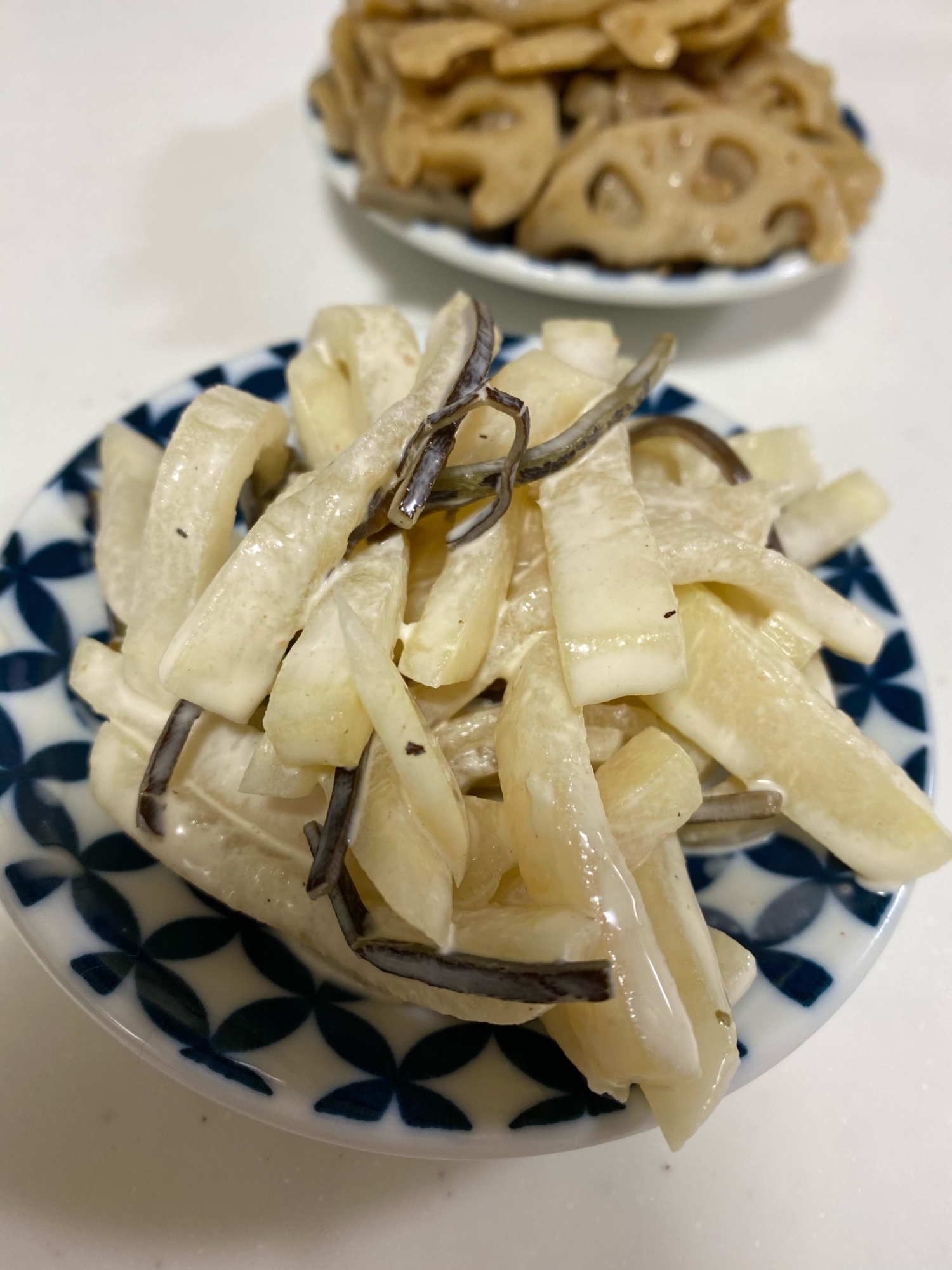 大根の塩昆布マヨ