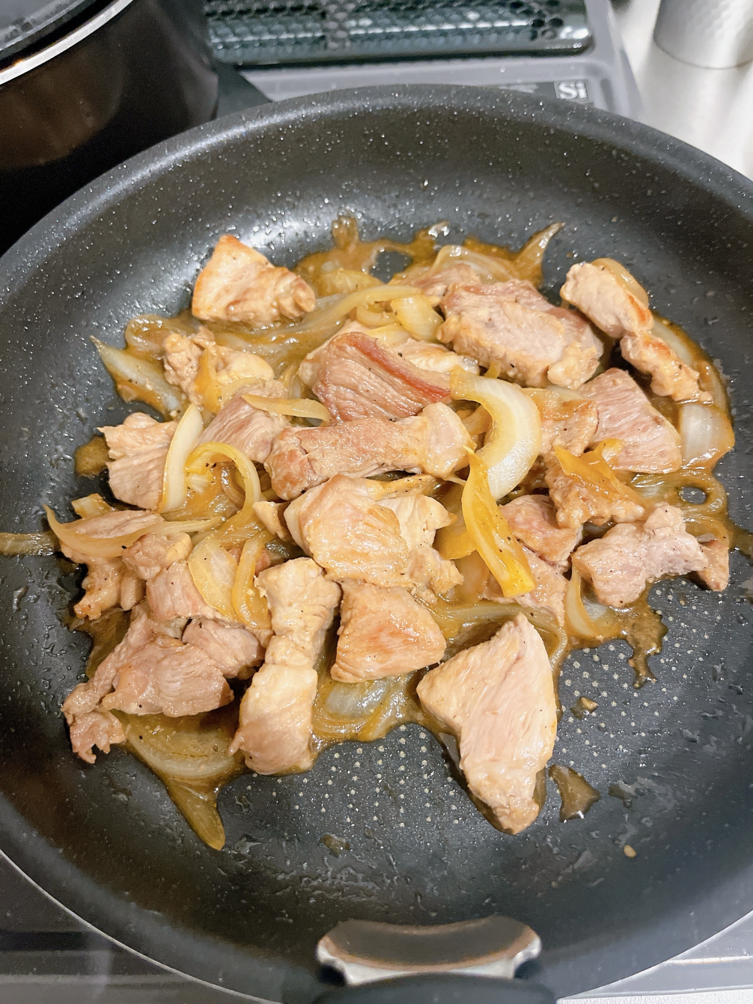 お手軽!豚肩ロースブロック丼