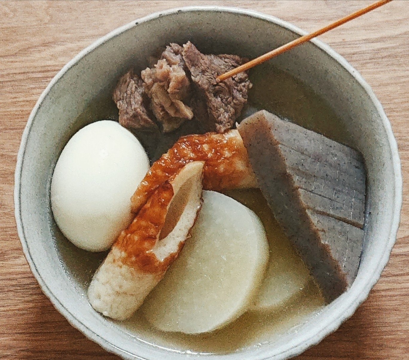 圧力鍋でできる牛スジおでん