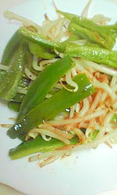 もやしとピーマン炒め タバスコ使用 レシピ 作り方 By 梨ボー 楽天レシピ