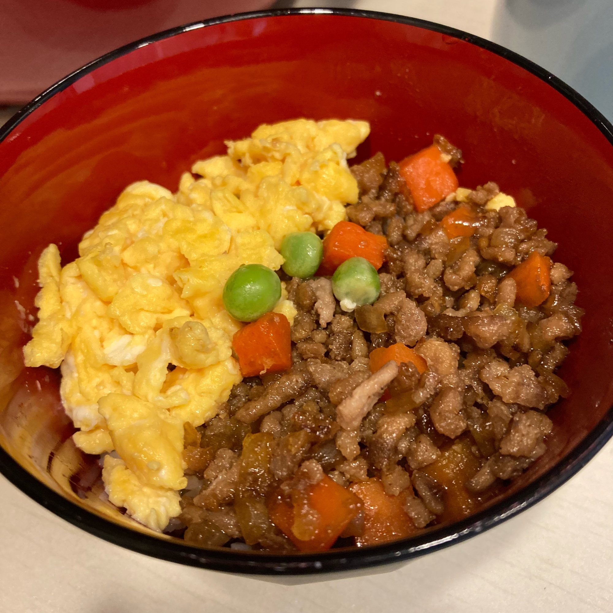 美味しいそぼろ丼