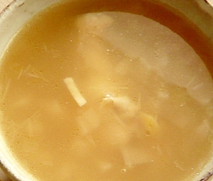 手羽元のチキンコンソメスープ レシピ 作り方 By まるっとまる 楽天レシピ