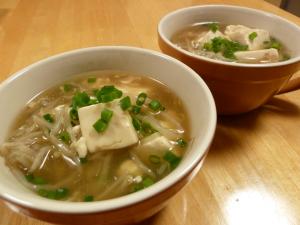 あったか！もやしと豆腐の中華スープ