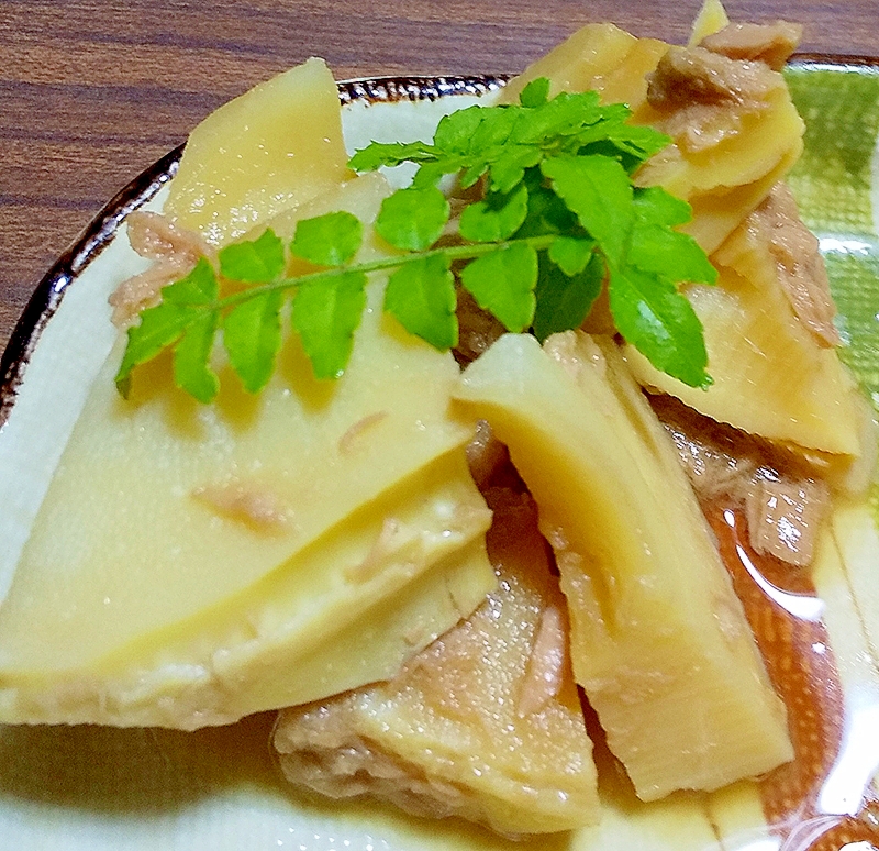 簡単 たけのこのツナ煮 レシピ 作り方 By ちえ 楽天レシピ