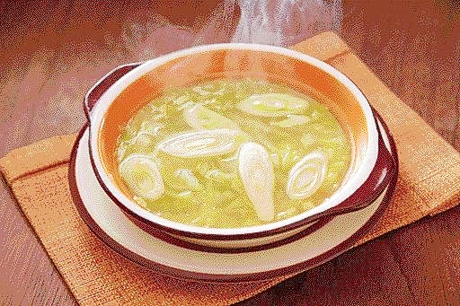 楽天マート☆白菜と長ねぎの中華スープ