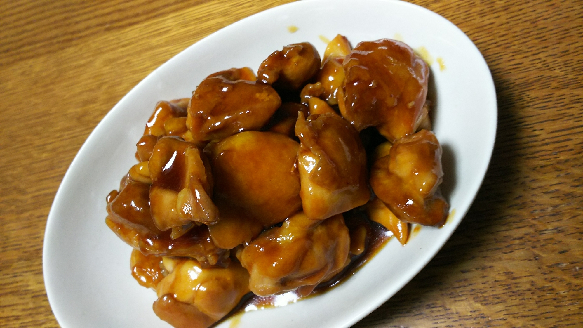 鶏もも肉の焼き鳥風