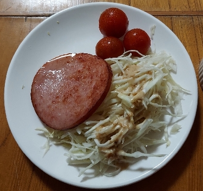 焼くだけで簡単においしく☆厚切りハムステーキ