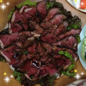 塩麹で*ローストビーフ*パーティーやおもてなしに