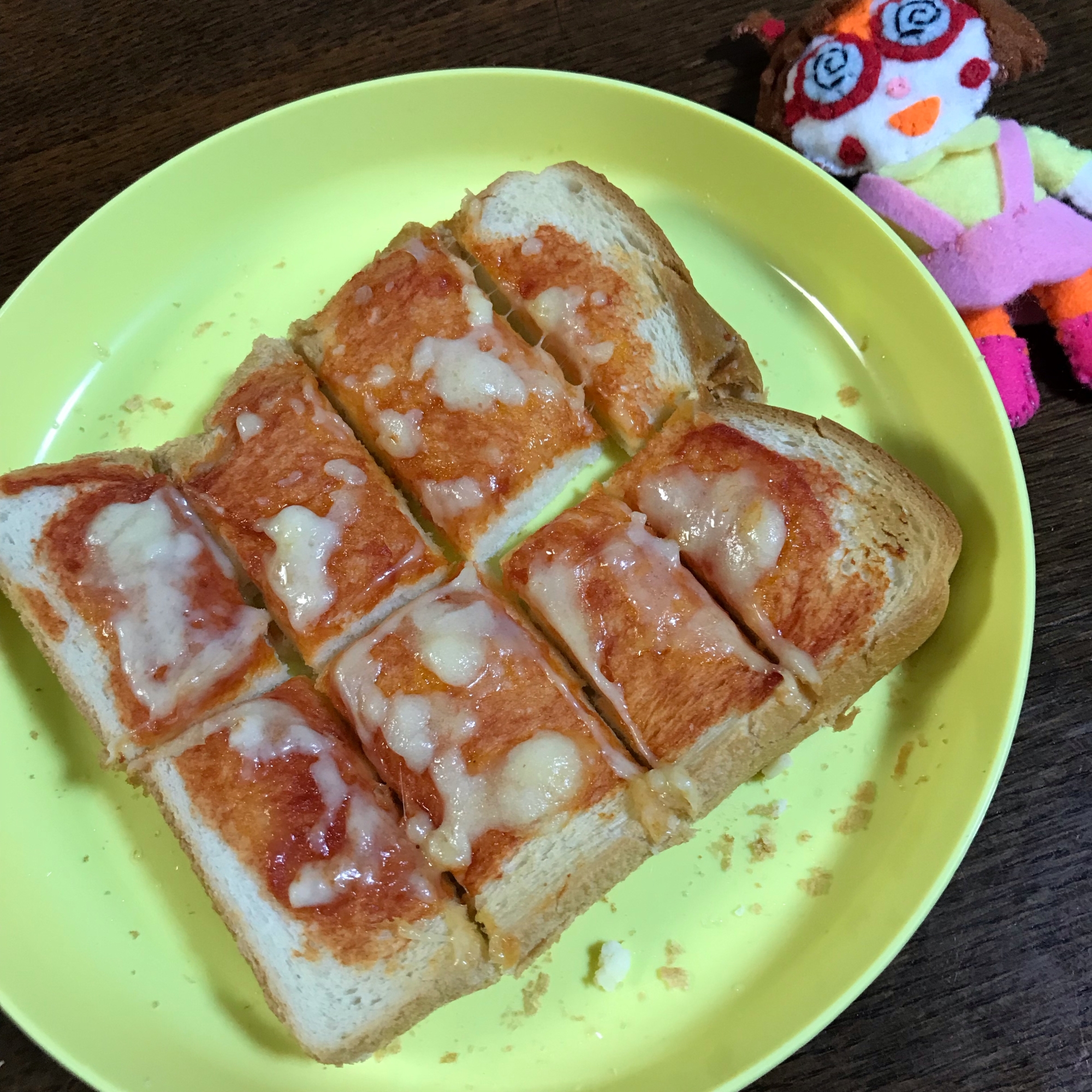 幼児食 ピザトースト