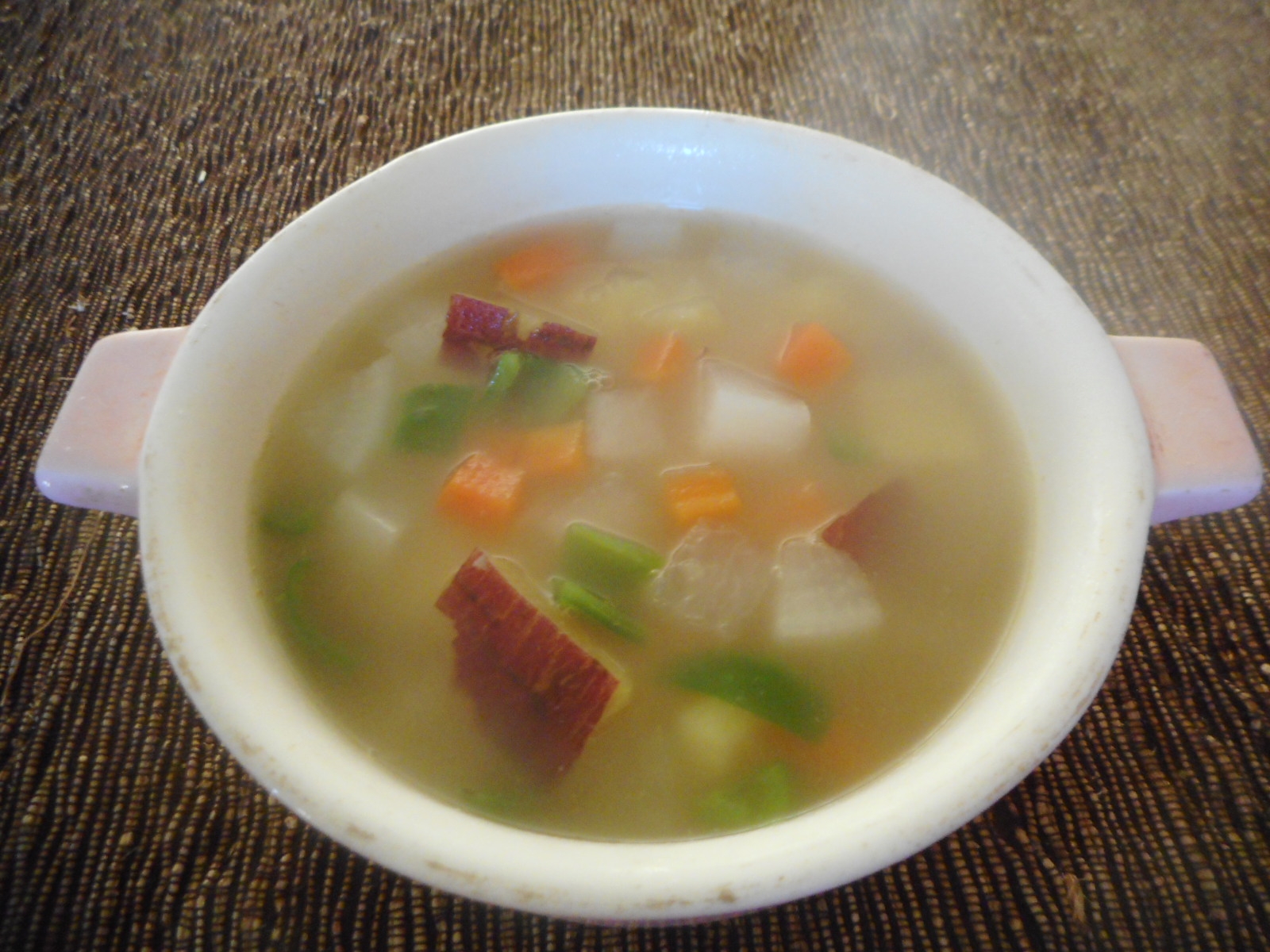 さつま芋と大根の生姜スープ