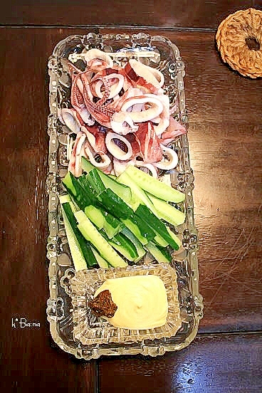 麦イカと胡瓜の生七味マヨネーズ レシピ 作り方 By きばな 楽天レシピ 麦イカと胡瓜の生七味マヨネーズ レシピ 作り方 By きばな 楽天レシピ