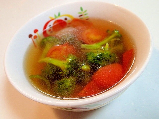 ブロッコリーとミニトマトのブイヨンスープ レシピ 作り方 By ぷ みぃまま 楽天レシピ ブロッコリーとミニトマトのブイヨンスープ レシピ 作り方 By ぷ みぃまま 楽天レシピ