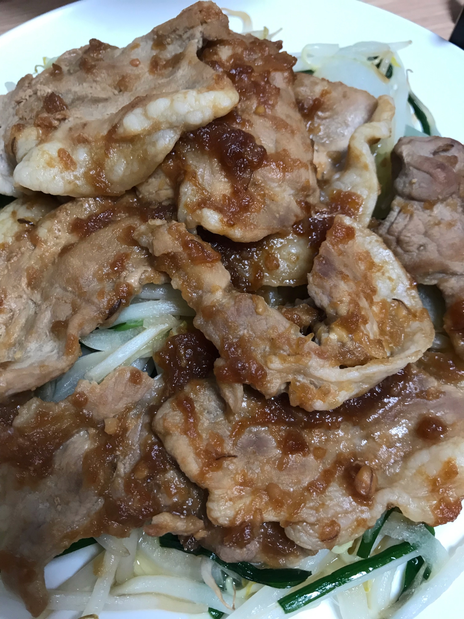 豚肉のおろし玉ねぎ焼き