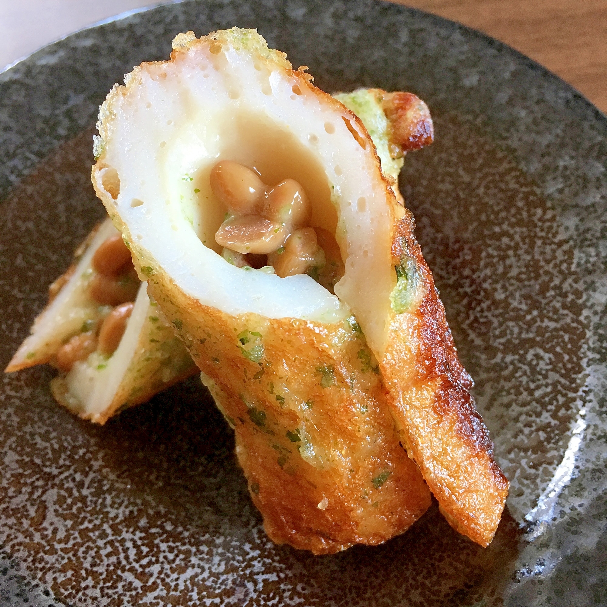 ちくわ納豆磯辺揚げ レシピ・作り方 by naruto - 楽天レシピ