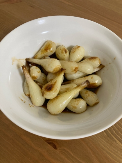 お芋みたいな食感です！★エシャロットの醤油炒め。