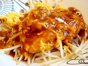 もやしと卵の甘酢あんかけ レシピ 作り方 By えだまめ大好き 楽天レシピ