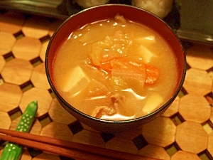 スタミナ満点☆お野菜たっぷり豚汁☆