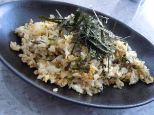 簡単☆ひき肉と小松菜の和風炒飯