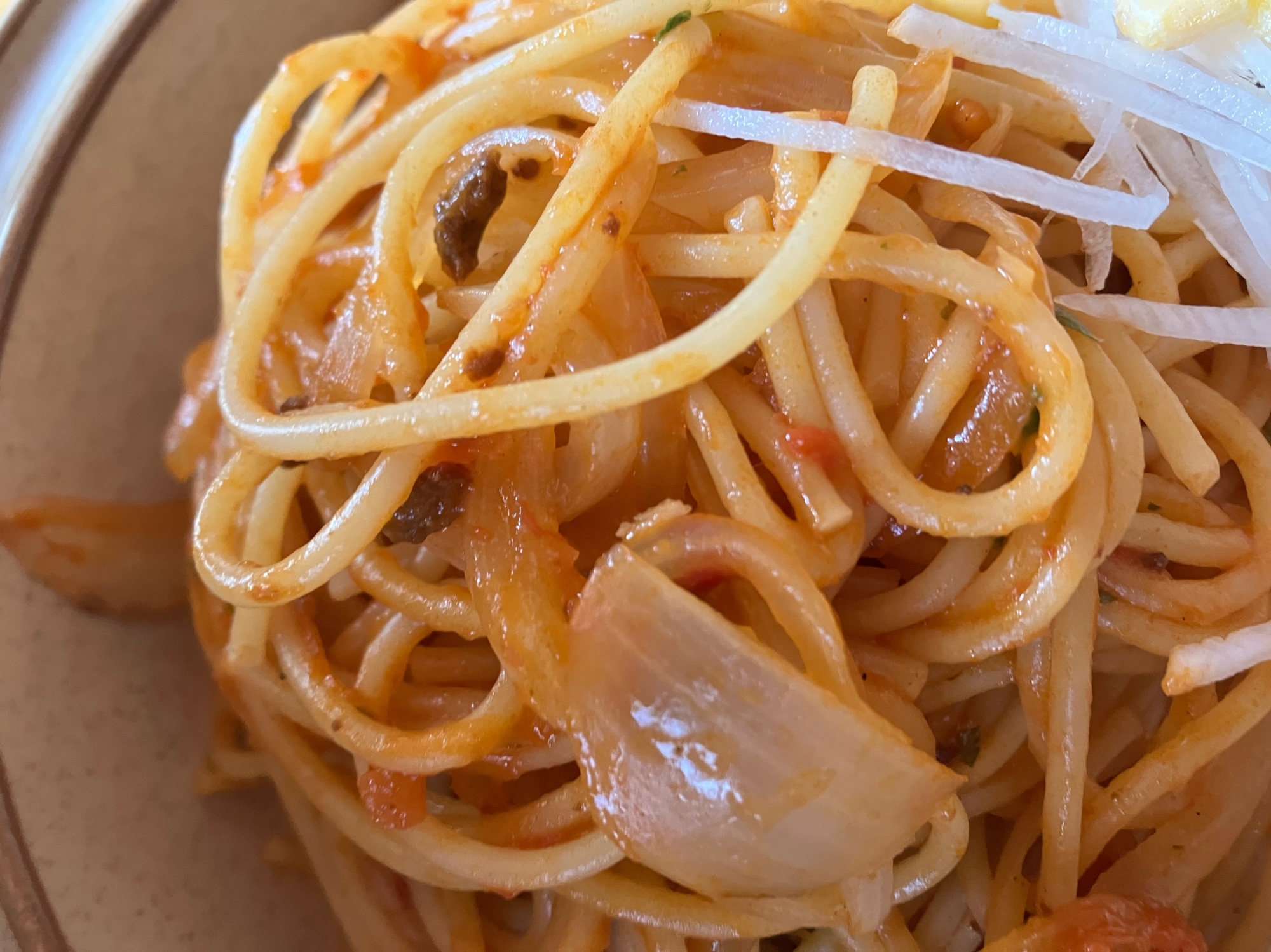 鹿肉ミートパスタ