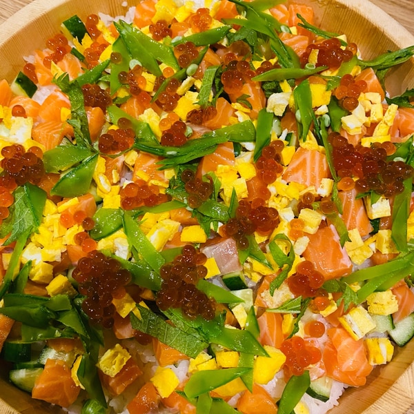 サーモンといくらのチラシ寿司 レシピ 作り方 By Kimuキッチン O 楽天レシピ サーモンといくらのチラシ寿司 レシピ 作り方 By Kimuキッチン O 楽天レシピ