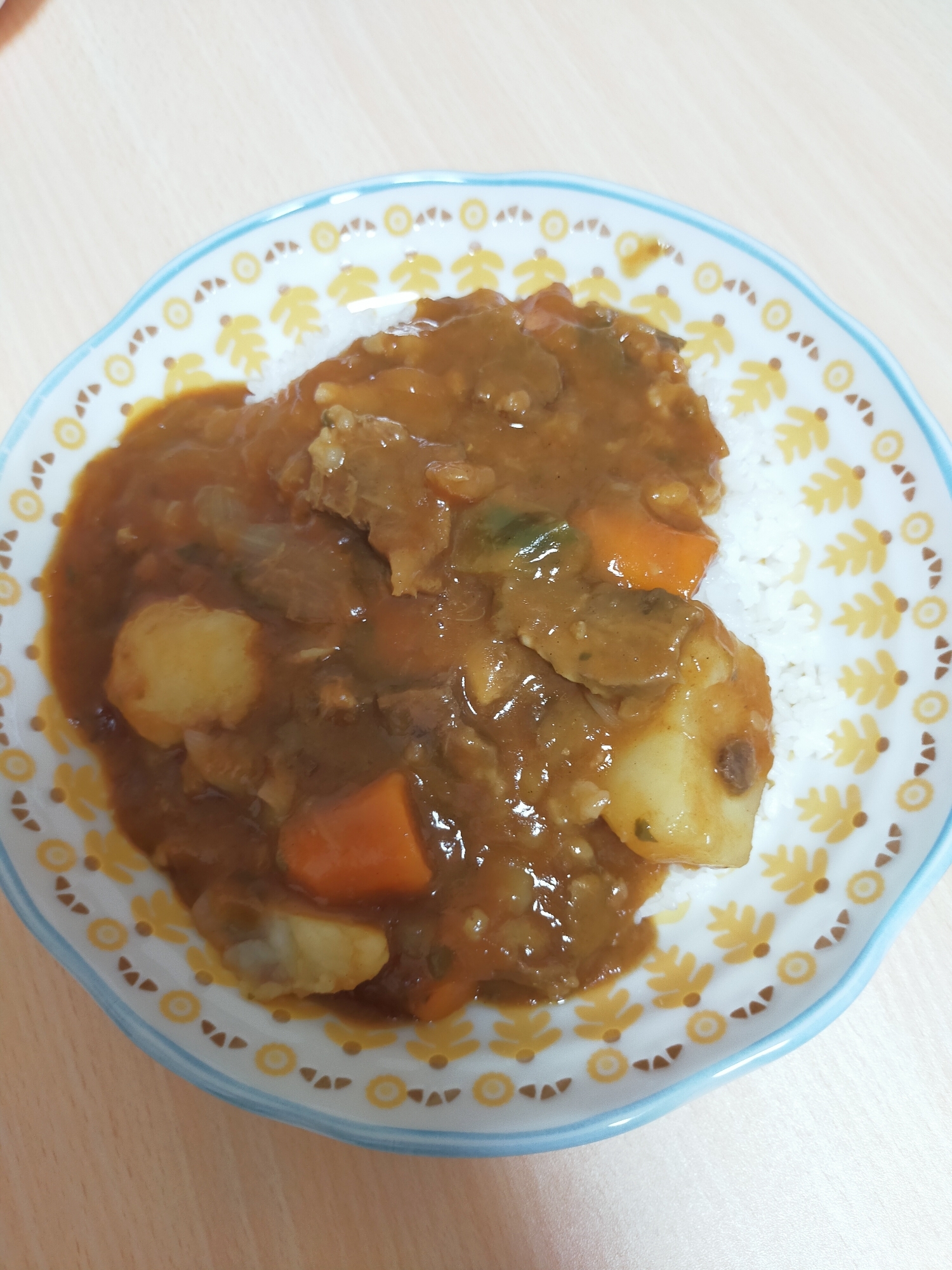 夏に♪簡単ピーマン入りカレー