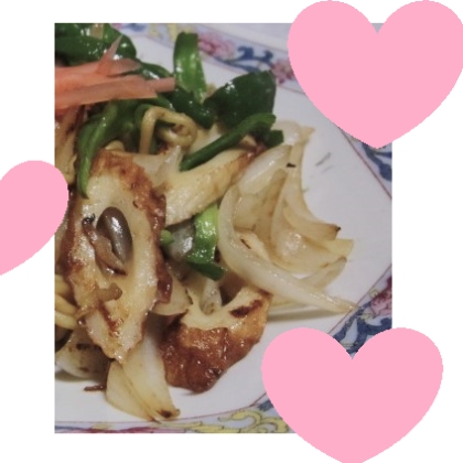 和そばで焼きそば！ベーコン残り野菜で麺つゆ味