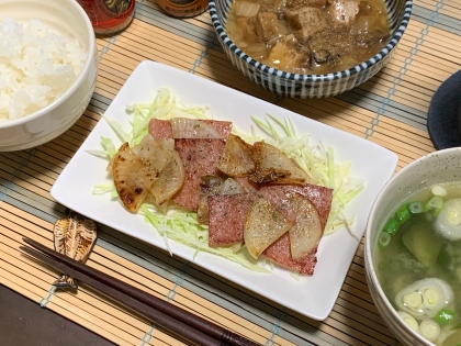 大根とソーセージのバター醤油炒め