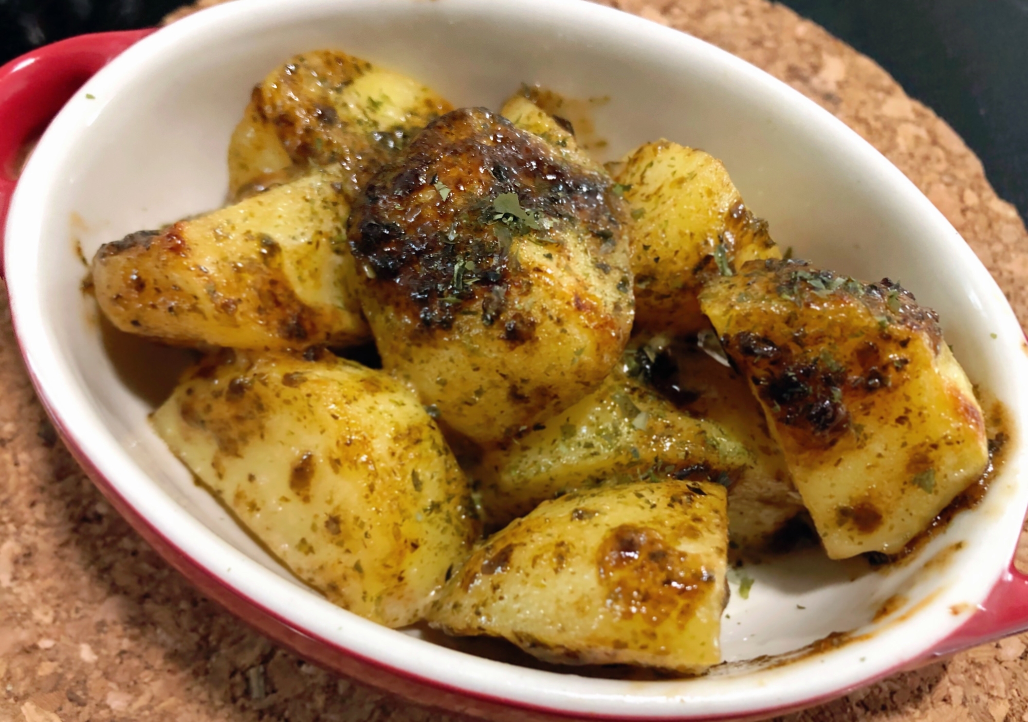 海苔の佃煮とじゃが芋のオーブン焼き