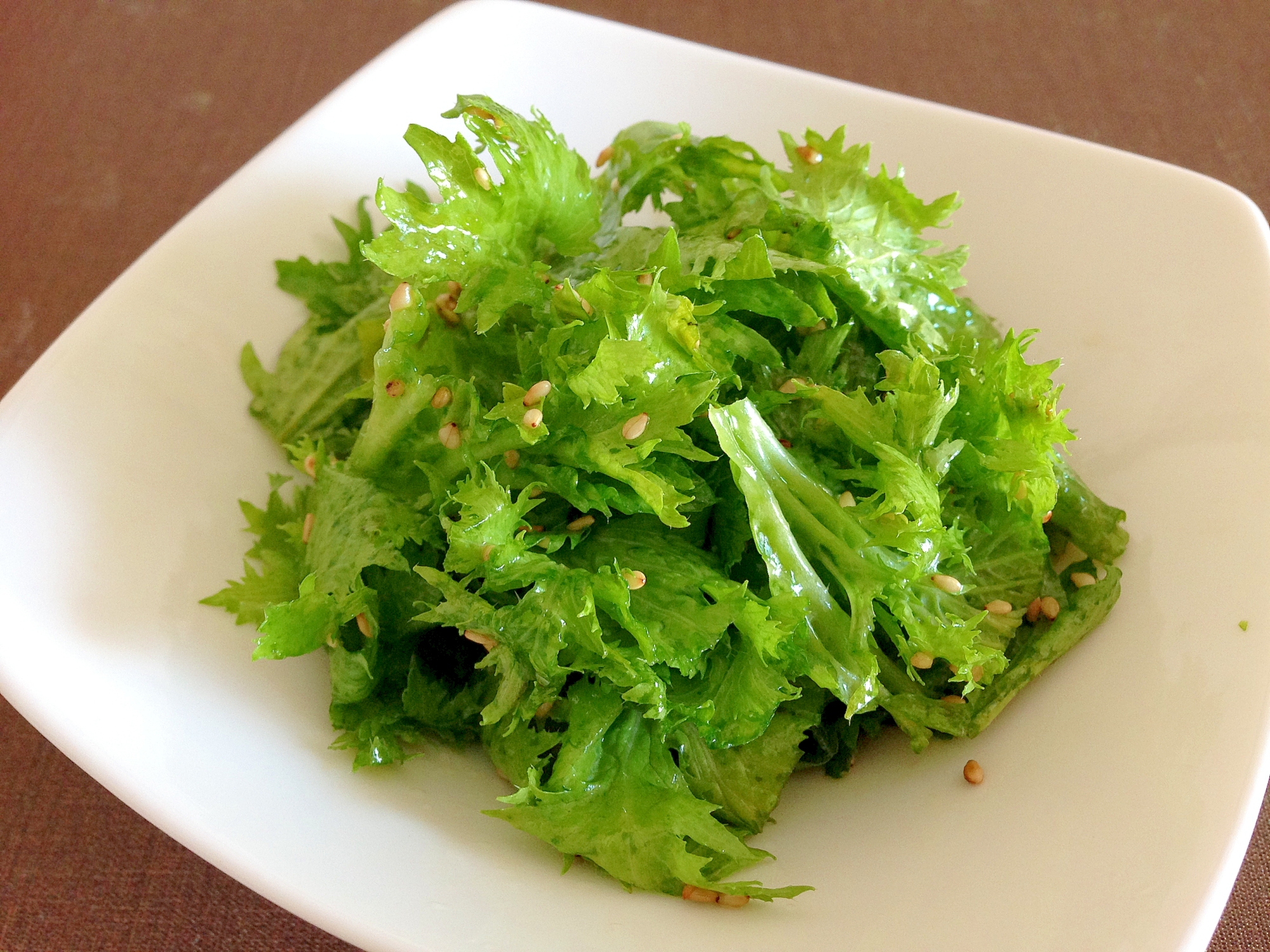 簡単もう一品 わさび菜のごまサラダ レシピ 作り方 By うーころちゃん 楽天レシピ