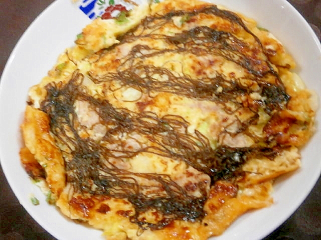 もずく・チーズ・豆腐のお焼き