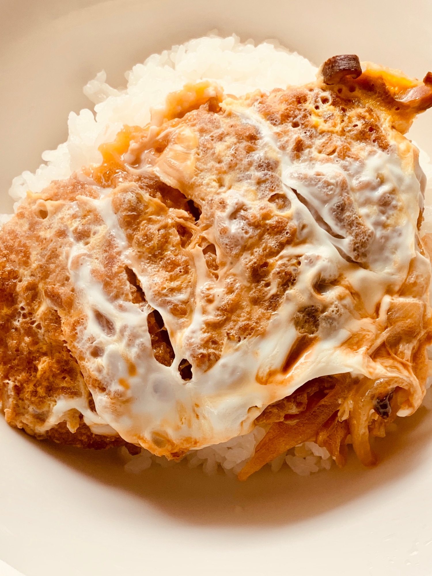 休日のお昼に食べたい簡単カツ丼