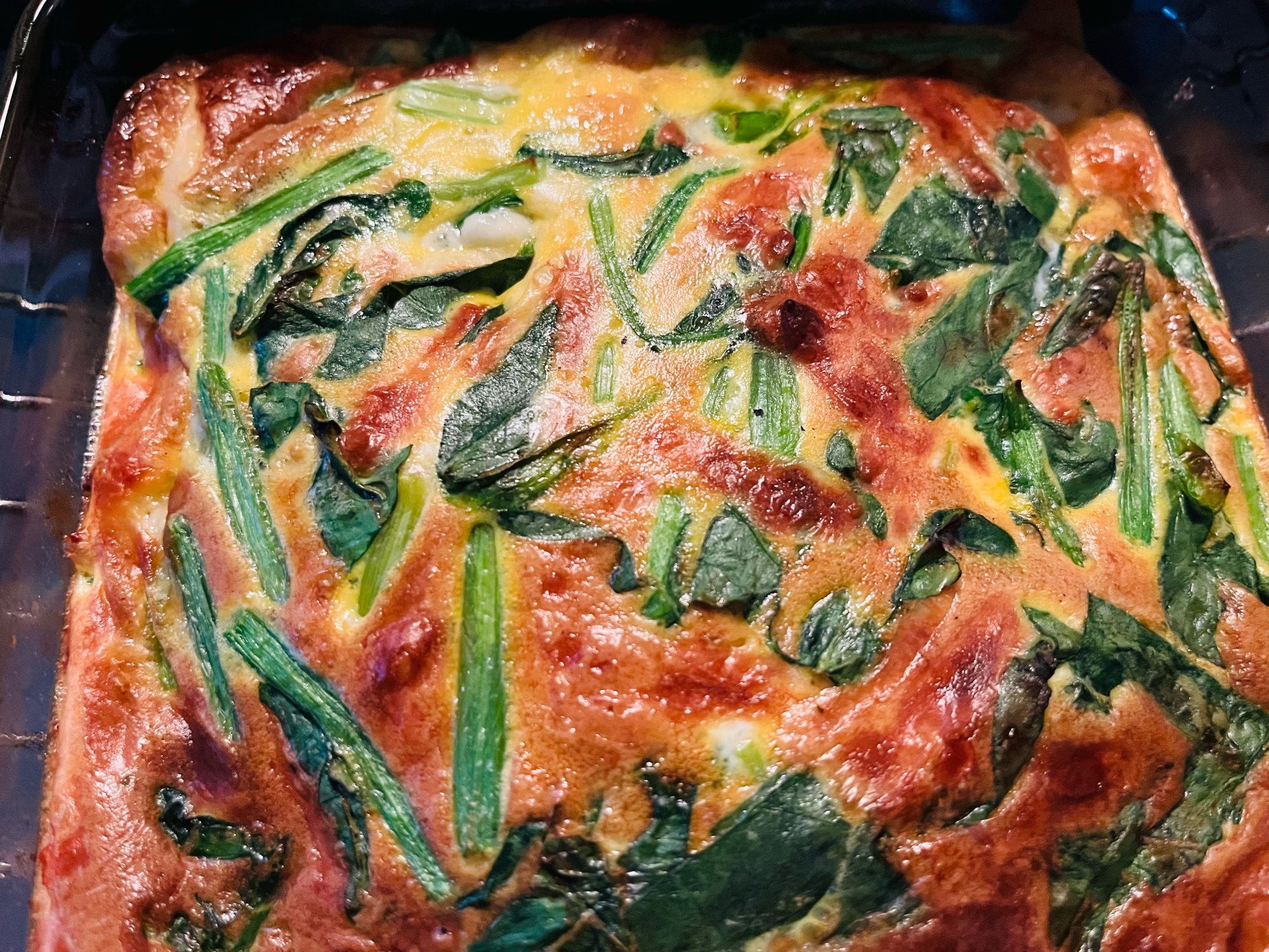 牛乳なし·͜· ᕷほうれん草のキッシュ