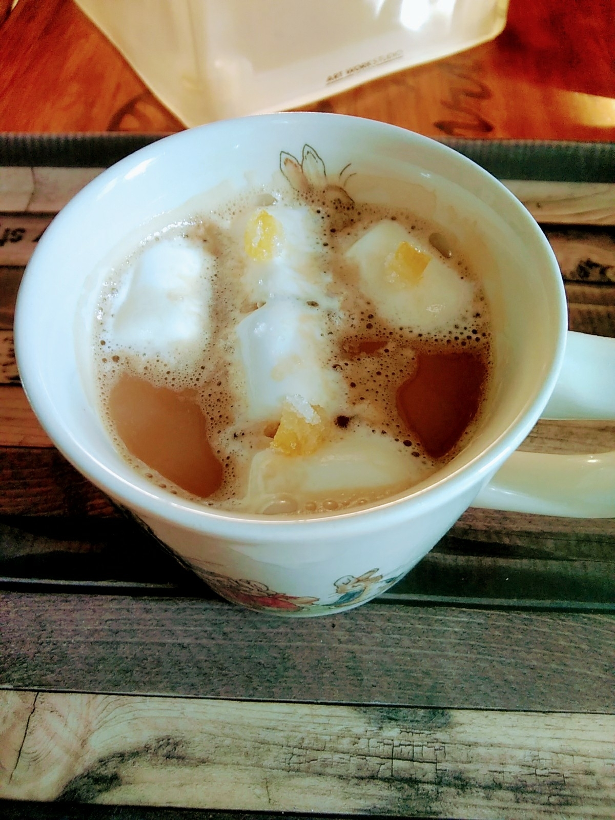 ふわっじゃり♡柑橘の香りが癒されるカフェオレ
