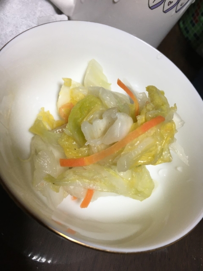 冬野菜で、美味しく出来ました。ごちそうさまでした。