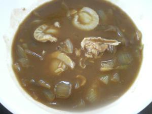 帆立と玉葱のカレー