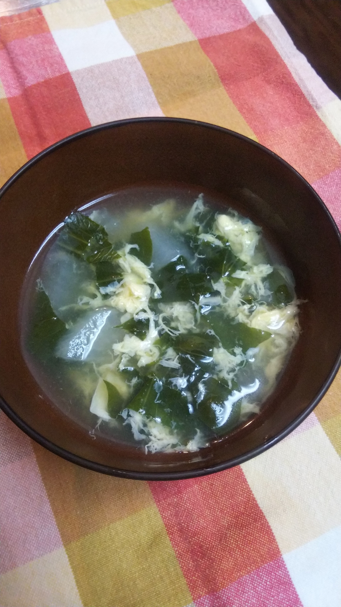 ほっこり☆大根とチンゲン菜の卵スープ