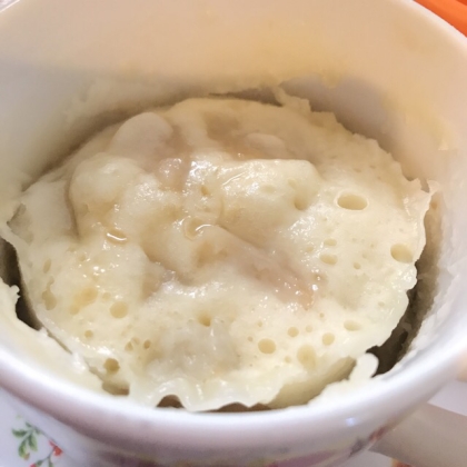 りんごのマグカップ蒸しパン