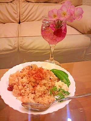 ほんのり色ずく梅ライススナップえんどう添え レシピ 作り方 By ショコ8615 楽天レシピ ほんのり色ずく梅ライススナップえんどう添え レシピ 作り方 By ショコ8615 楽天レシピ