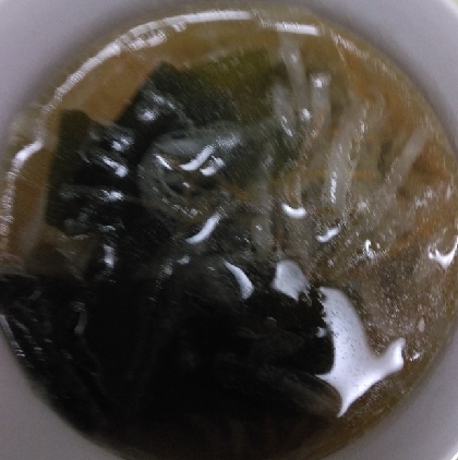 簡単に早くできちゃう　洋風もやしスープ