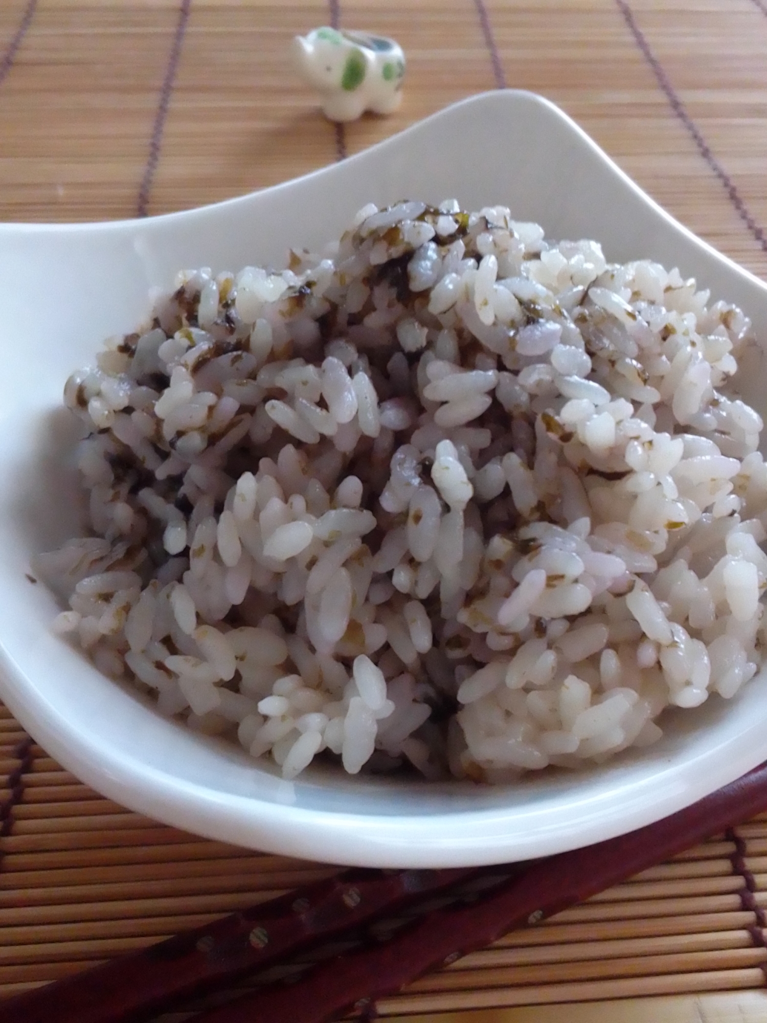 海苔の炊き込みご飯♪あるもので美味