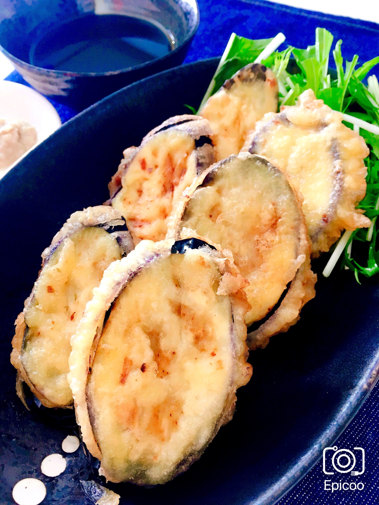 揚げずに簡単！茄子のひき肉挟み揚げ