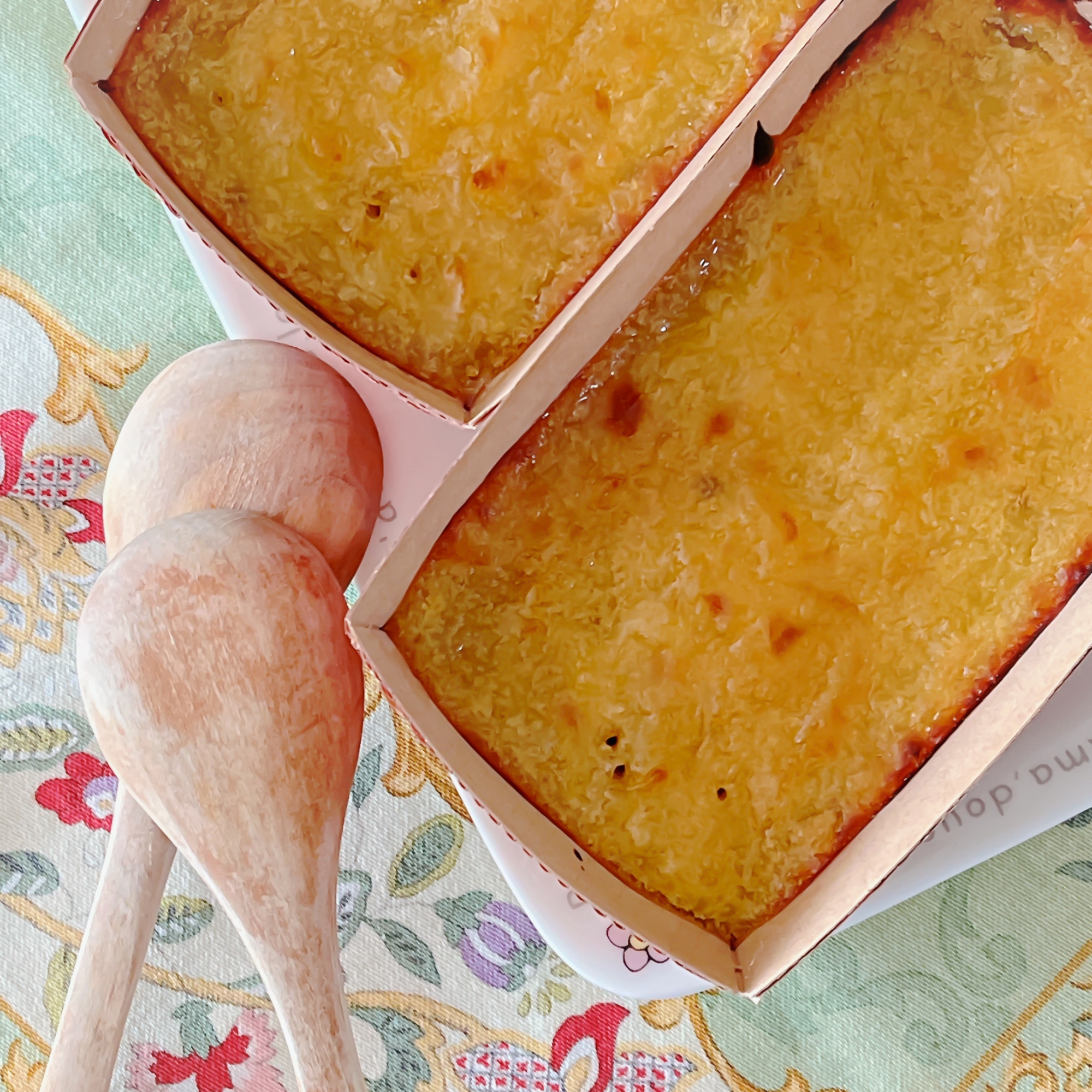 すくって食べる♪メープルさつまいもケーキ