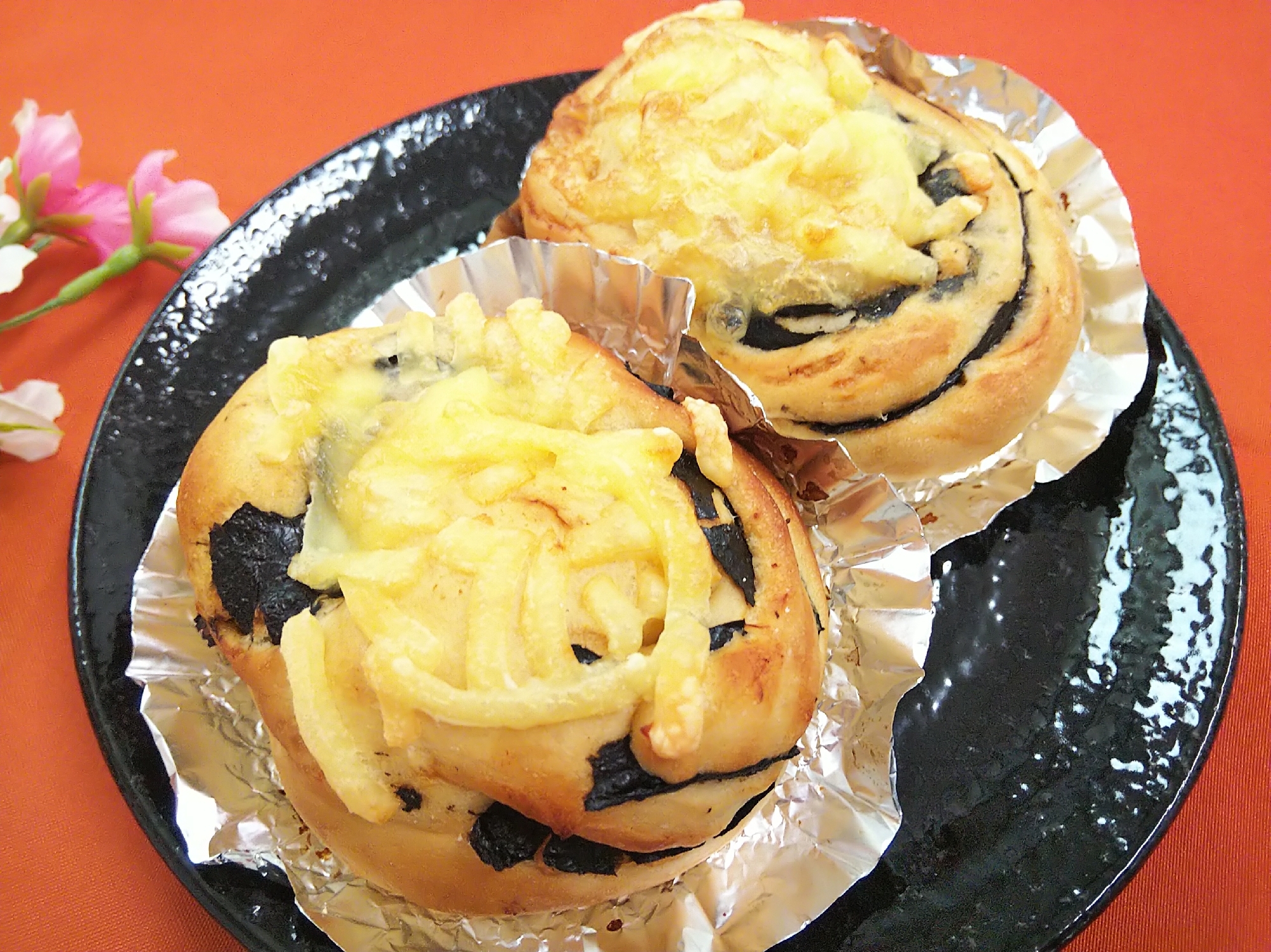 海苔とチーズの醤油パン レシピ 作り方 By Tamanoriko 楽天レシピ