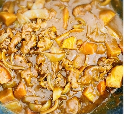 栗&フーチバーご飯deカレー