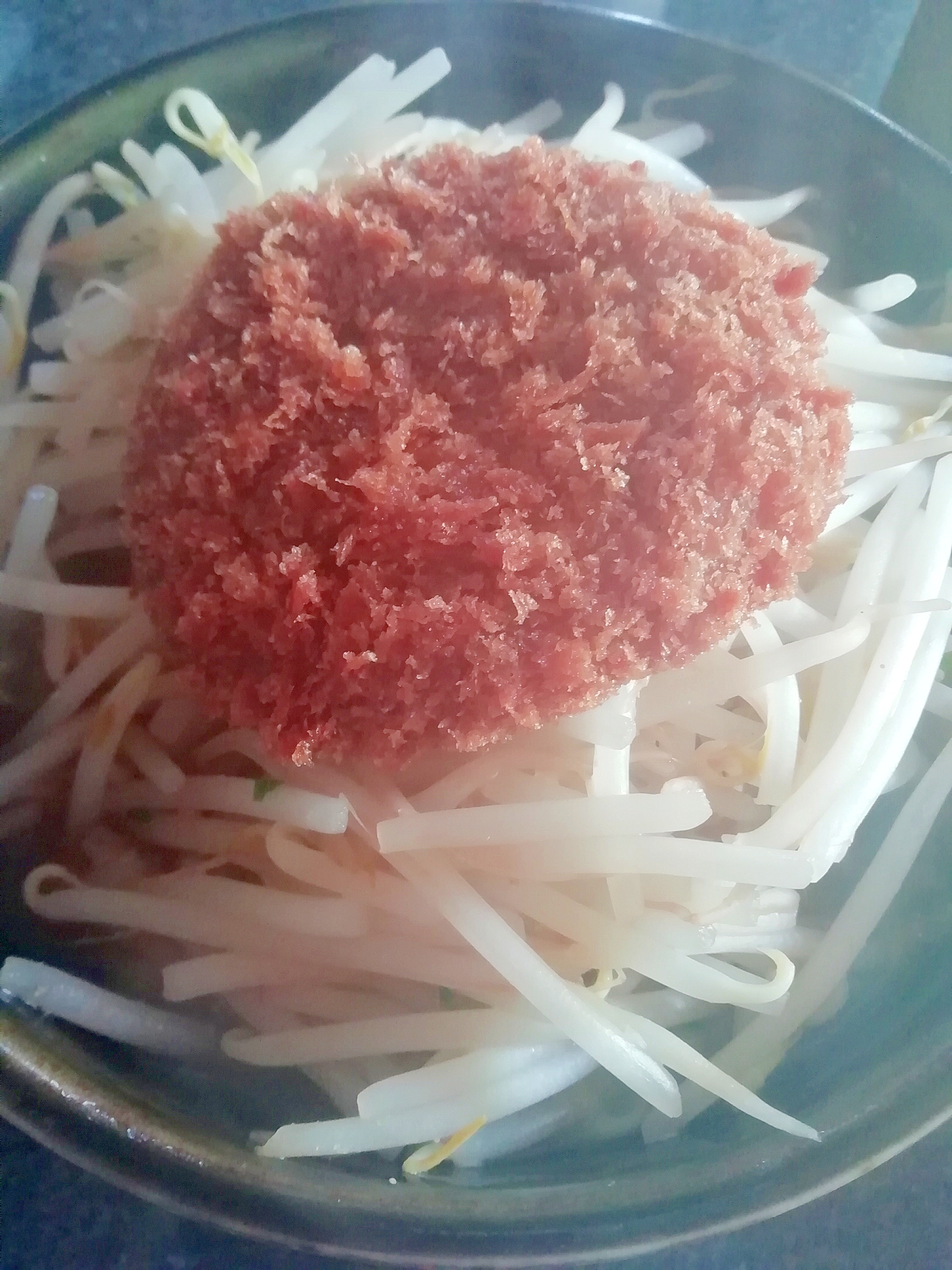 【麺料理】メンチカツラーメン