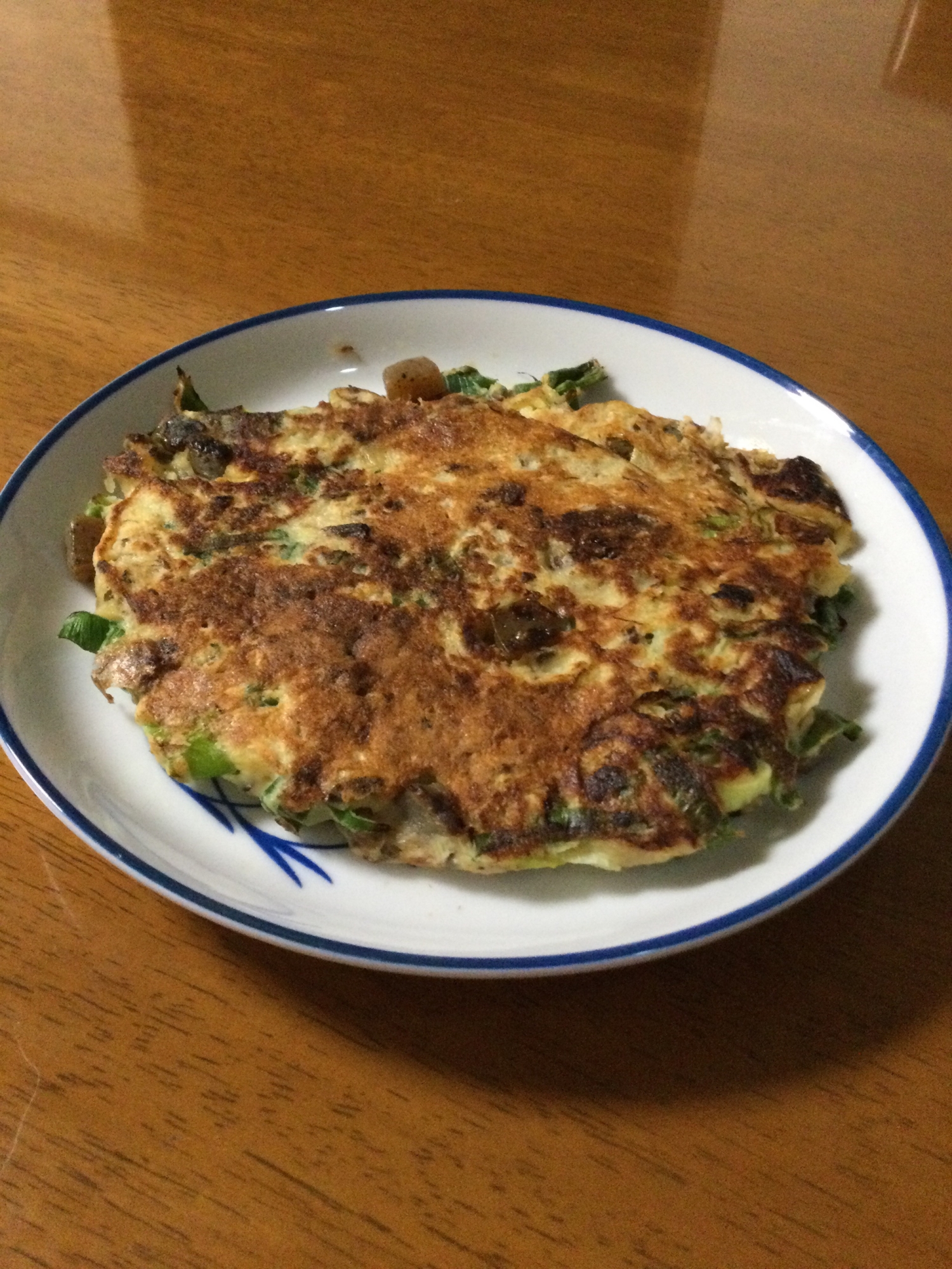 牛すじ肉のネギ焼き