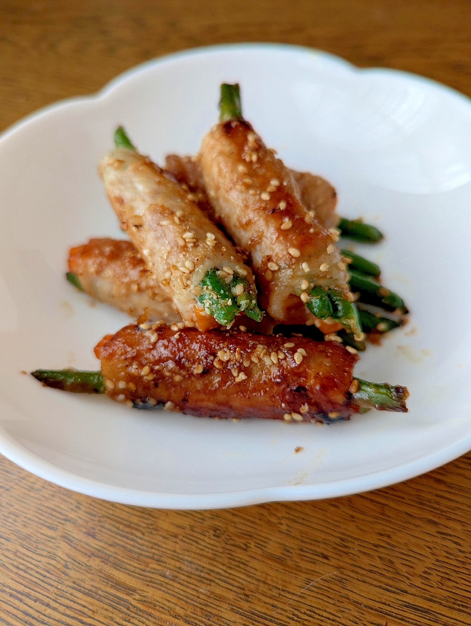 みんなパクパク!肉巻き野菜