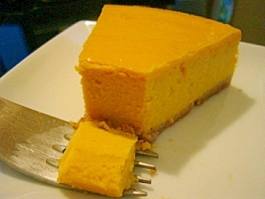 濃厚なかぼちゃのチーズケーキ